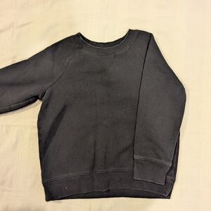 Primary Black Kids Crewneck Sweatshirt